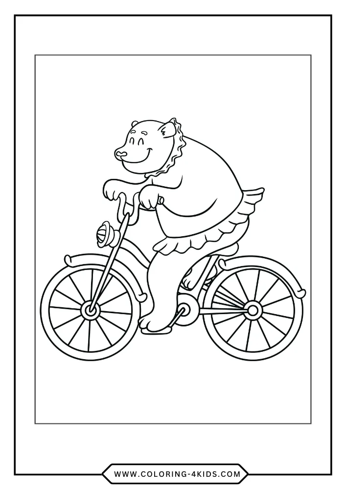 Bear coloring book preview page 1