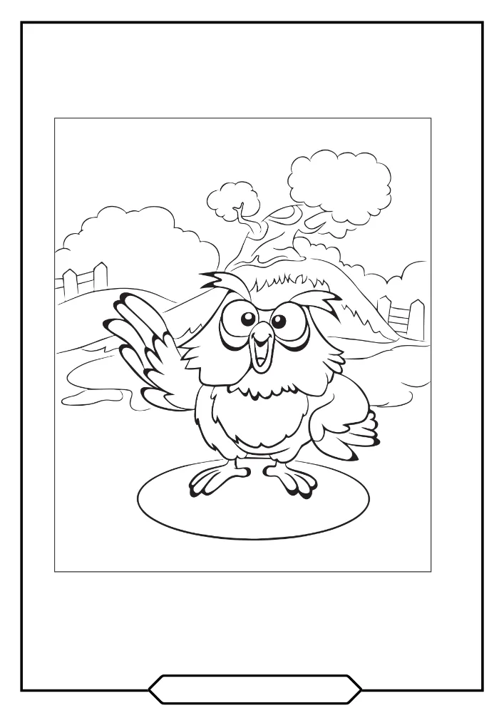 Birds coloring book preview page 4