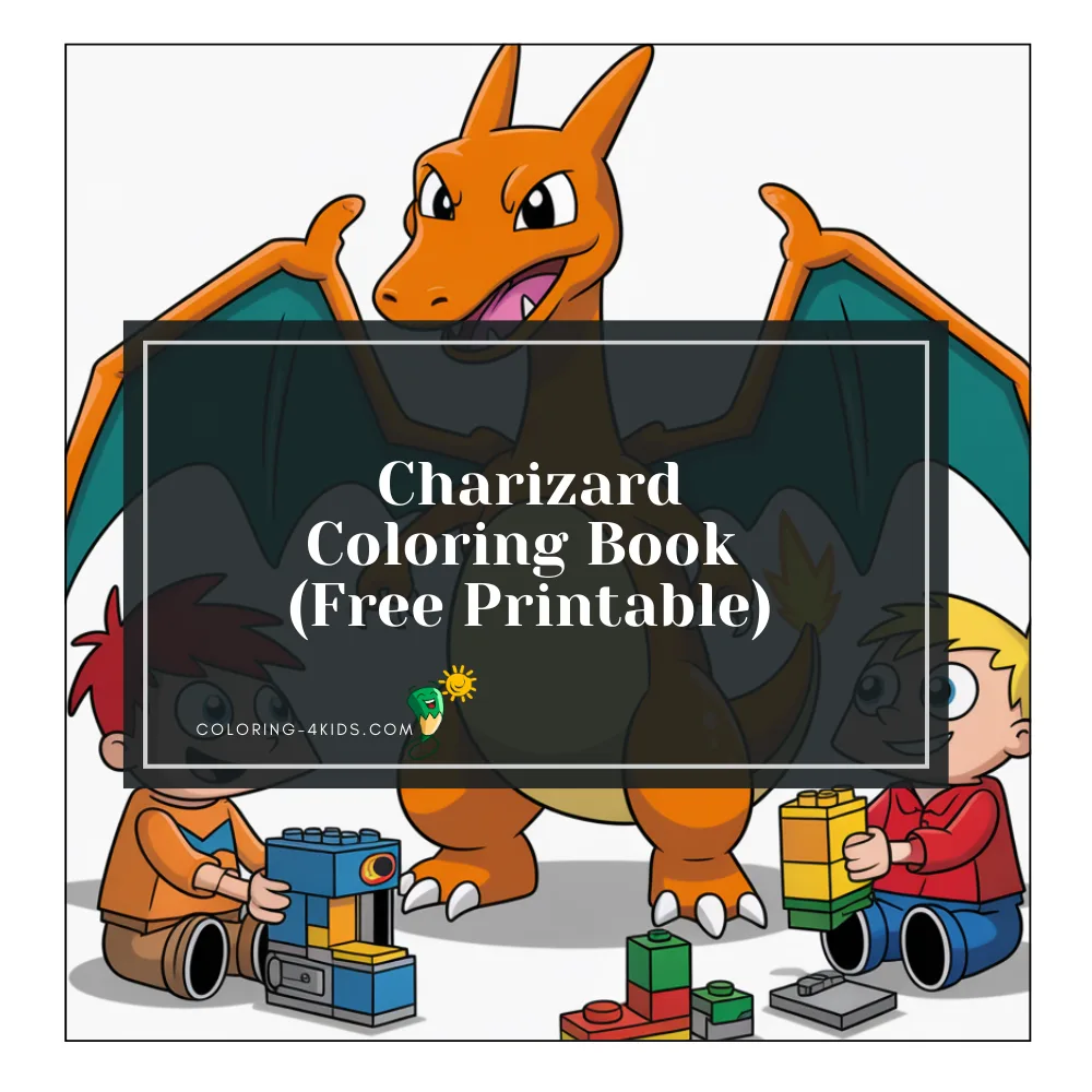Charizard coloring book