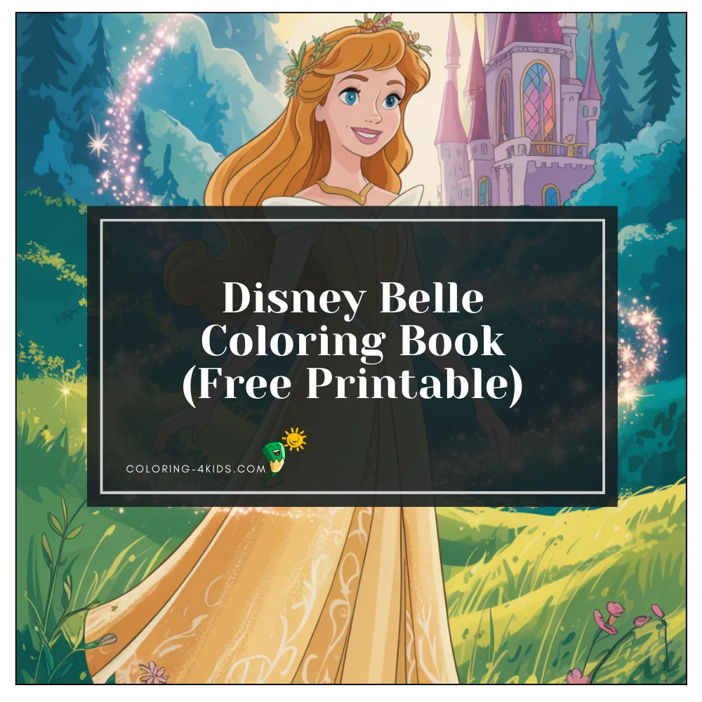 Belle coloring book
