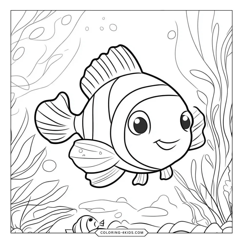 Finding Nemo coloring book preview page 3