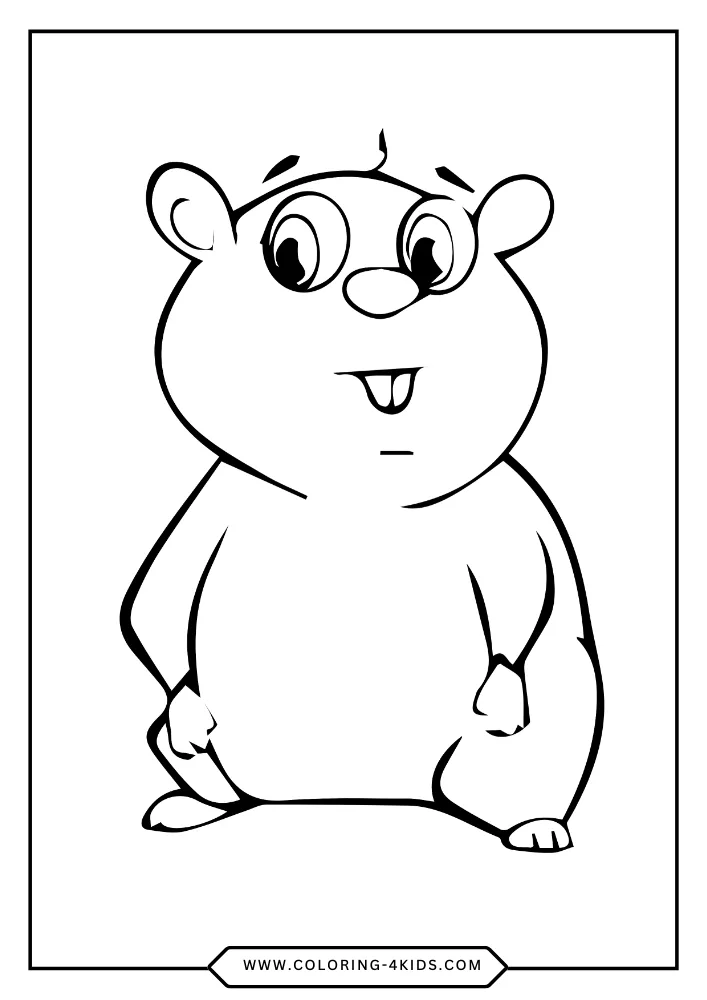 Guinea Pigs coloring book preview page 3
