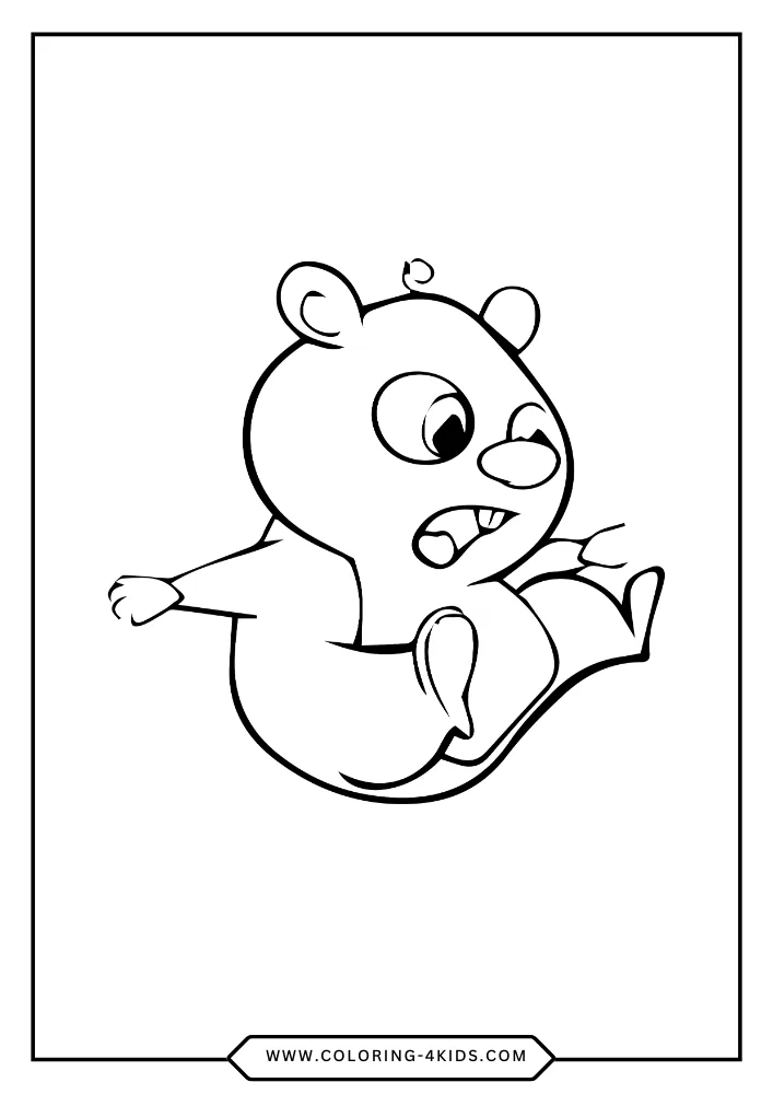Guinea Pigs coloring book preview page 4