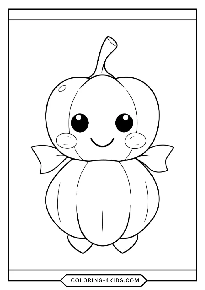 Halloween Pumpkin coloring book preview page 2