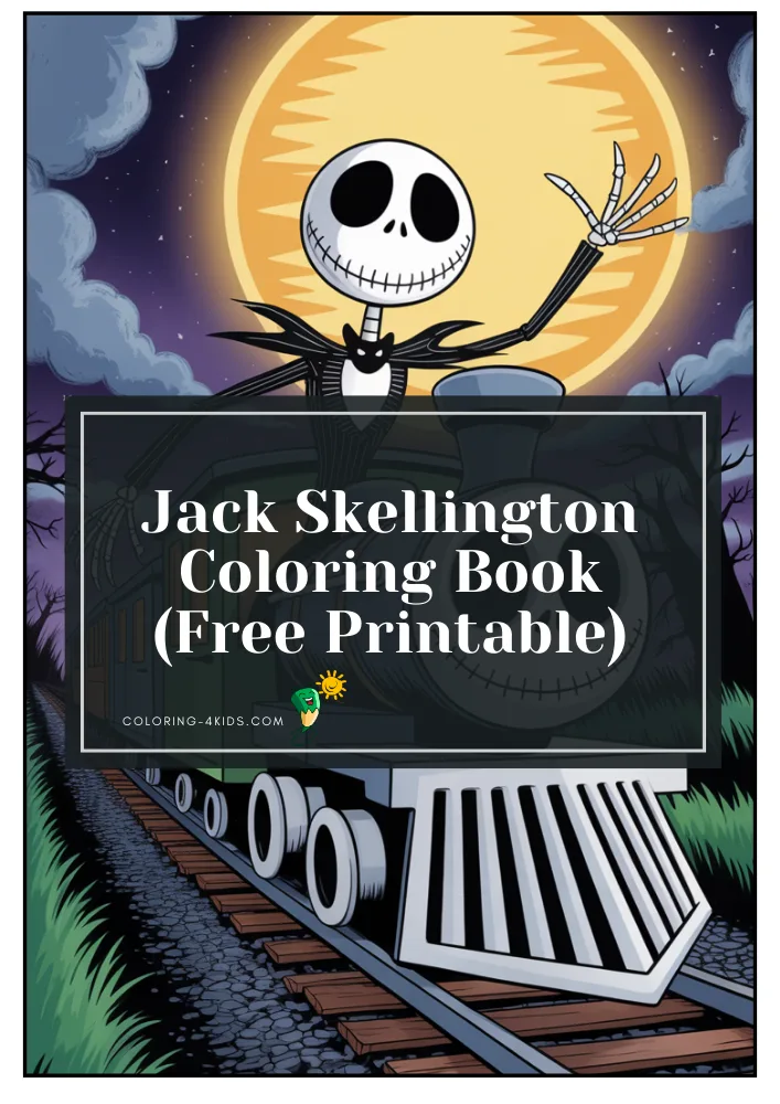Jack Skellington coloring book