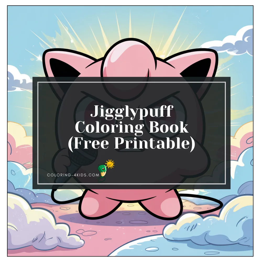 Jigglypuff coloring book