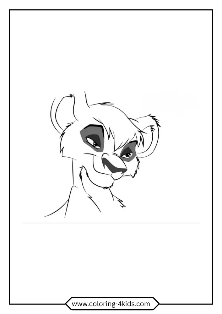 The Lion Guard coloring book preview page 2