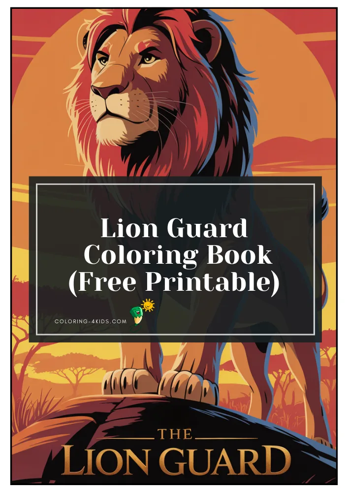 The Lion Guard coloring book