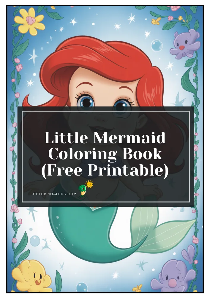 The Little Mermaid coloring book