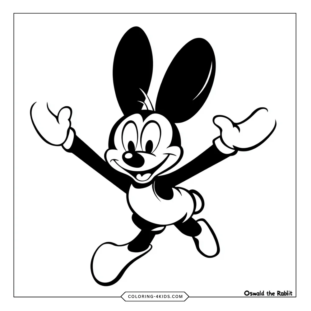Mickey & Minnie coloring book preview page 1