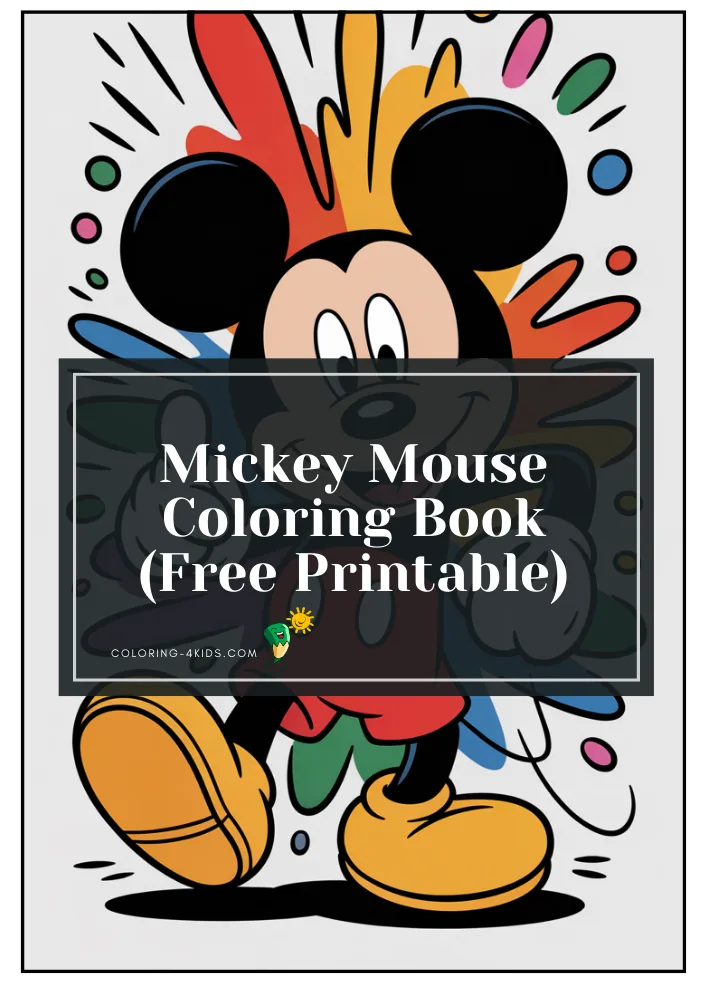 Mickey Mouse coloring book