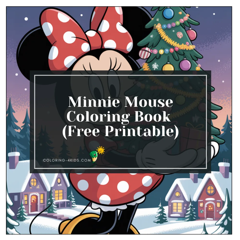 Minnie Mouse coloring book