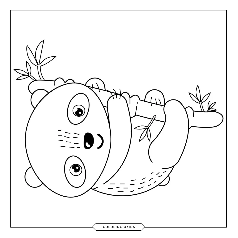 Panda Bear coloring book preview page 4
