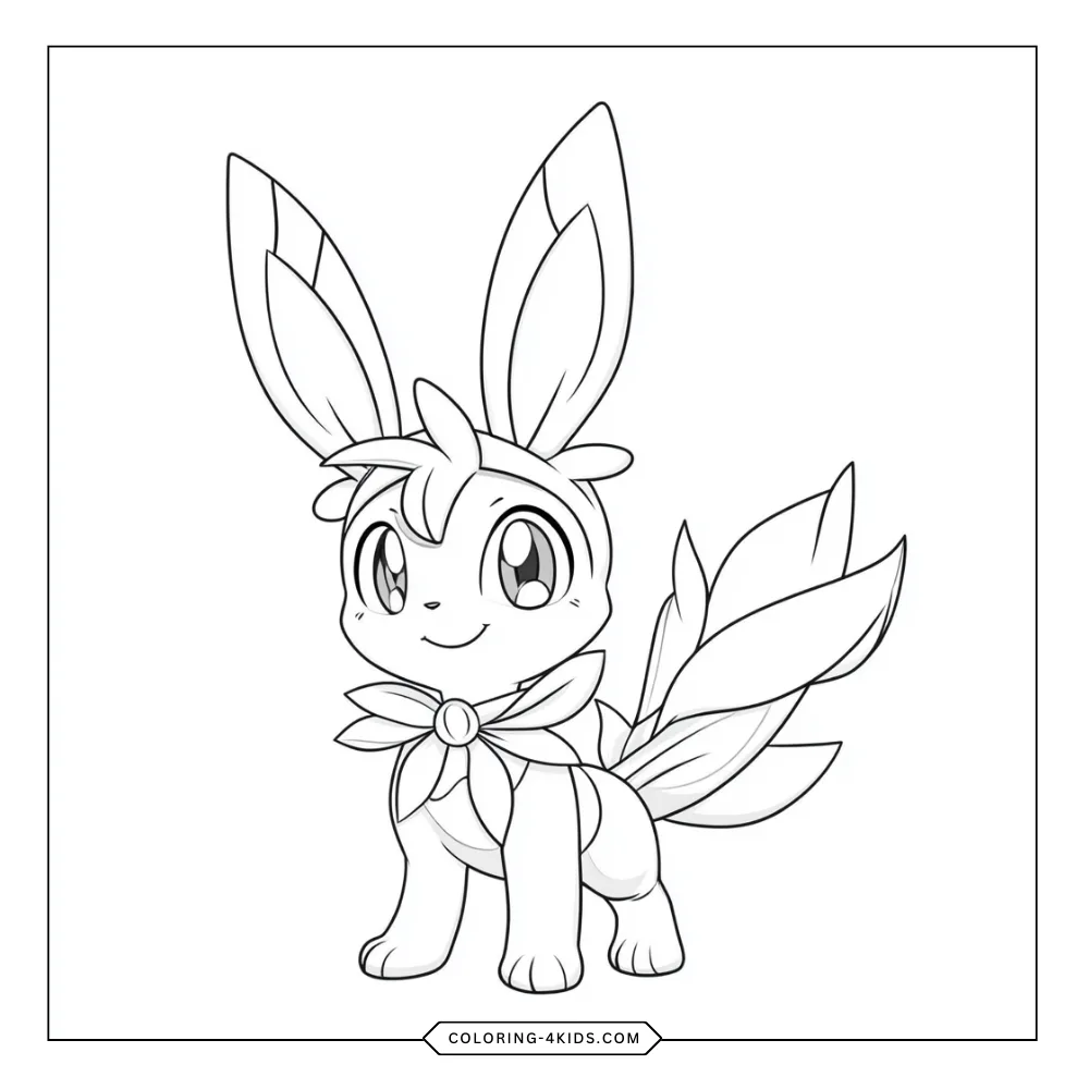 Pokémon coloring book preview page 3