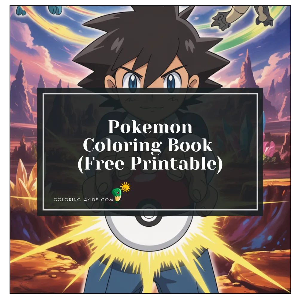 Pokémon coloring book