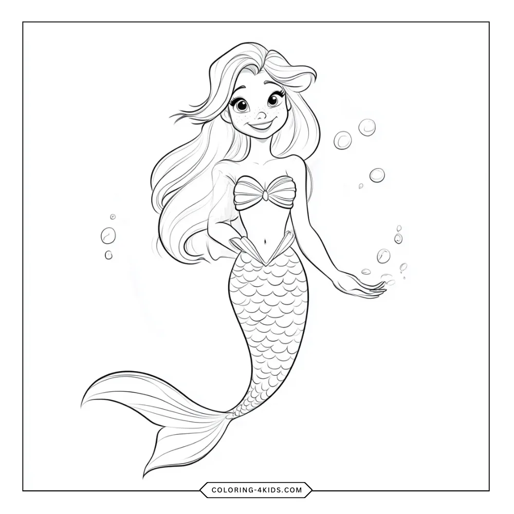 Queen Athena coloring book preview page 1