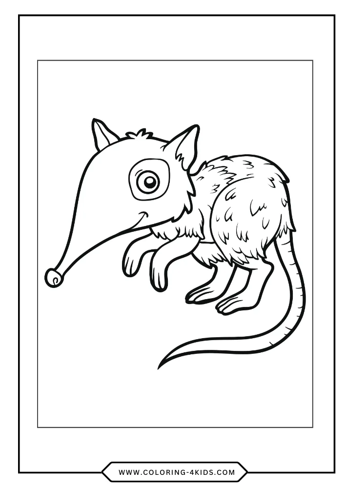 Rat coloring book preview page 2