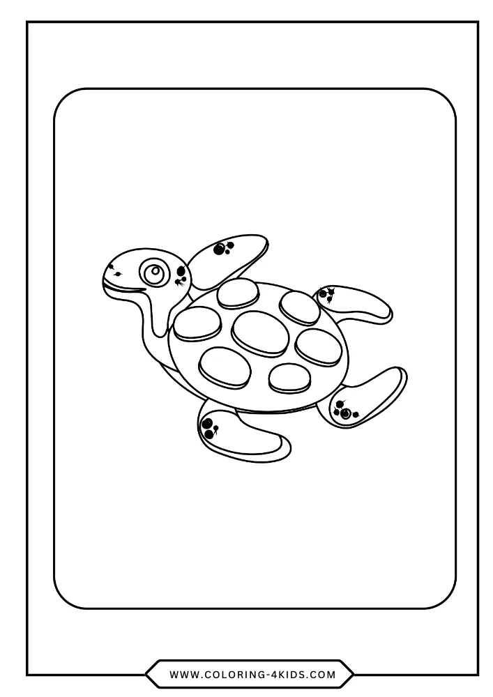 Sea Creatures coloring book preview page 2
