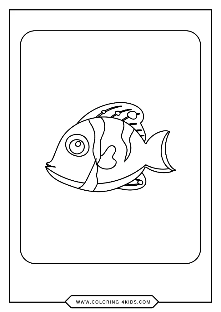 Sea Creatures coloring book preview page 4