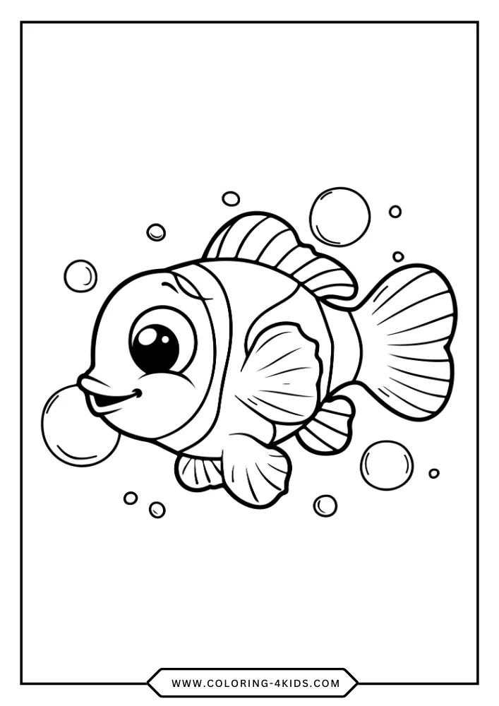 Sea Life coloring book preview page 4