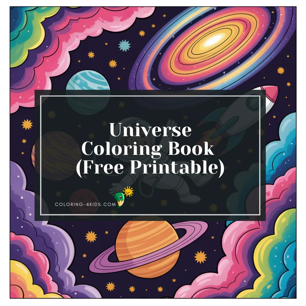 Universe coloring book