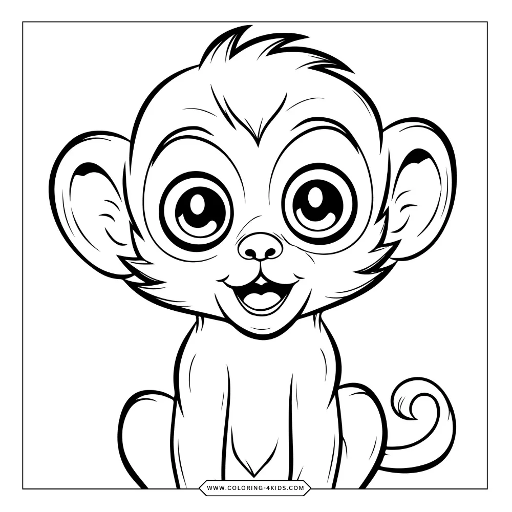 Wild Animals coloring book preview page 3