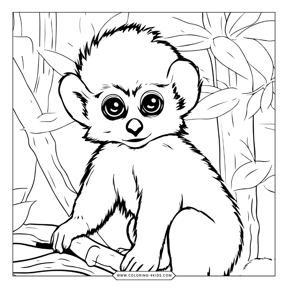 Wild Animals coloring book preview page 4