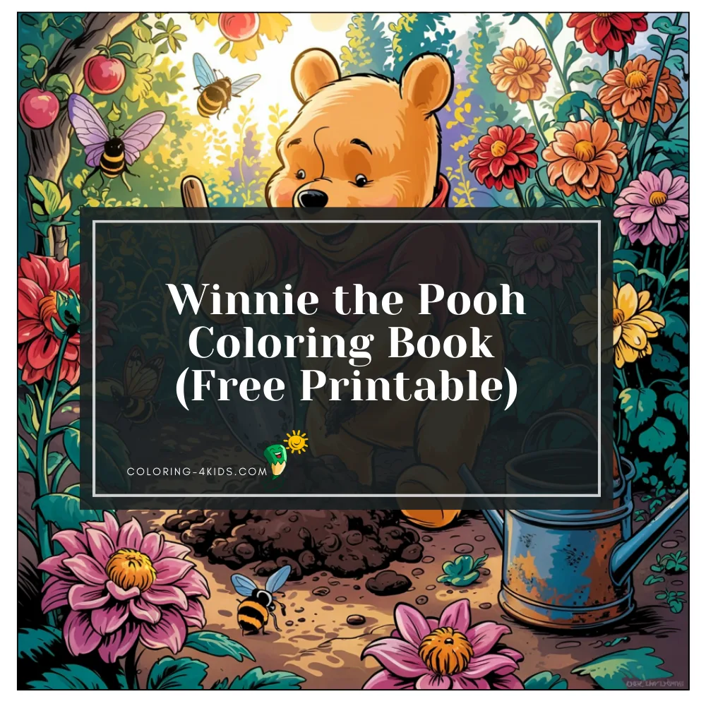 Winnie the Pooh coloring book