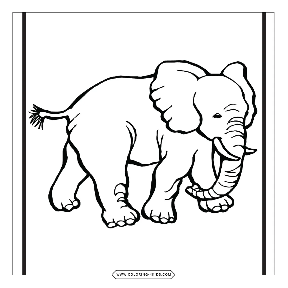 Zoo Animals coloring book preview page 3