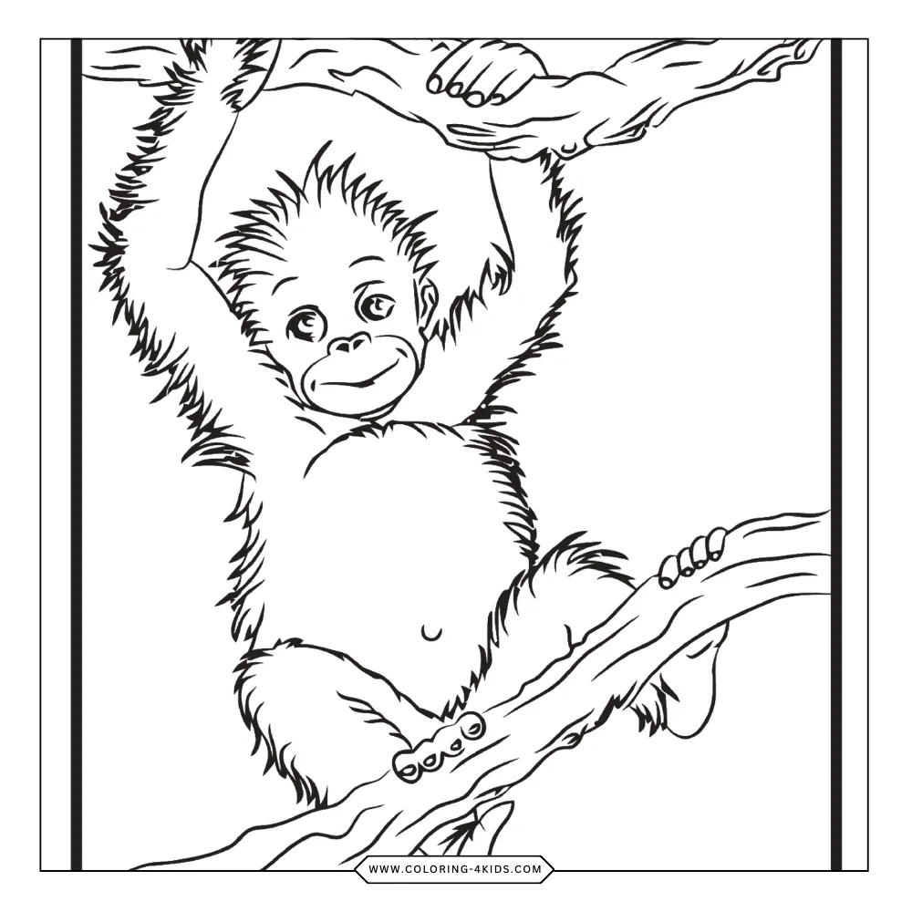 Zoo Animals coloring book preview page 4
