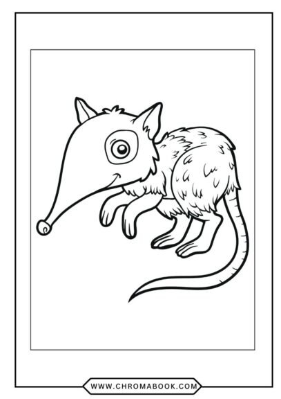Detailed rat-themed coloring page featuring playful rats in whimsical poses, surrounded by floral patterns. Free printable coloring page.
