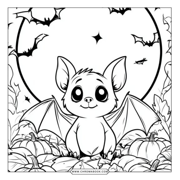 A whimsical bat design with intricate patterns, perfect for a fun coloring page. Enjoy this free printable for creative expression!