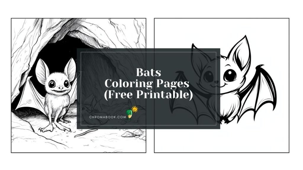 Bats Coloring Pages