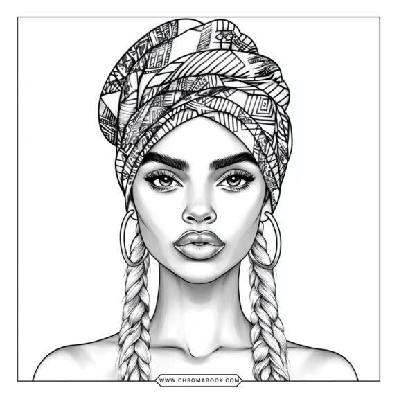 A vibrant Black History Month coloring page featuring intricate patterns and symbols celebrating cultural heritage. Free printable!