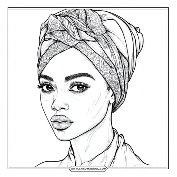 A vibrant Black History Month coloring page featuring inspirational figures and symbols, perfect for a free printable activity.