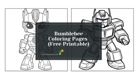 Coloring page of bumblebee of transformers movie