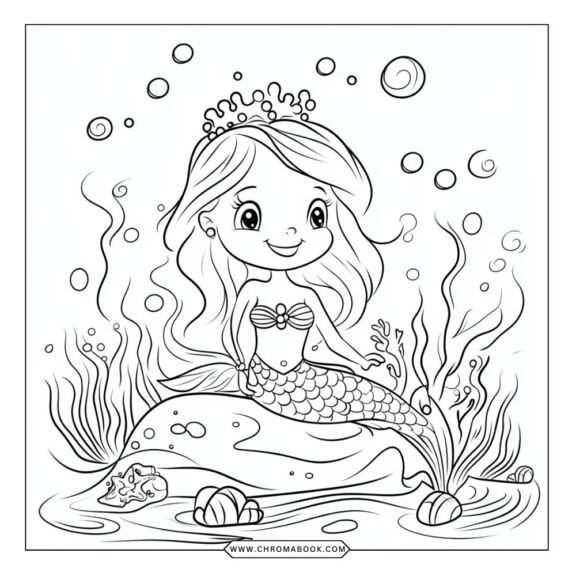 A detailed coloring page featuring Queen Athena surrounded by intricate floral patterns, perfect for a free printable activity.