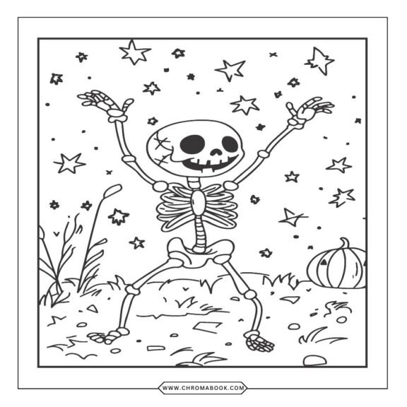 A whimsical skull design adorned with floral patterns, perfect for a creative touch. Enjoy this free printable coloring page!