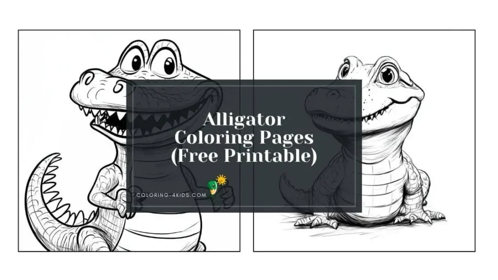 alligator coloring
