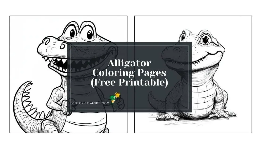 alligator coloring
