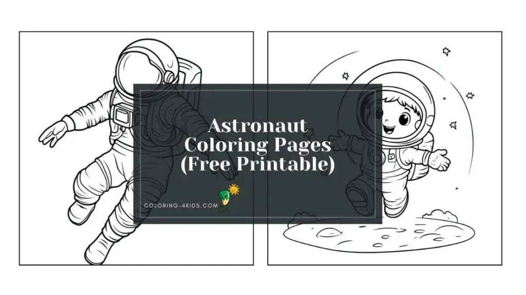 astronaut coloring