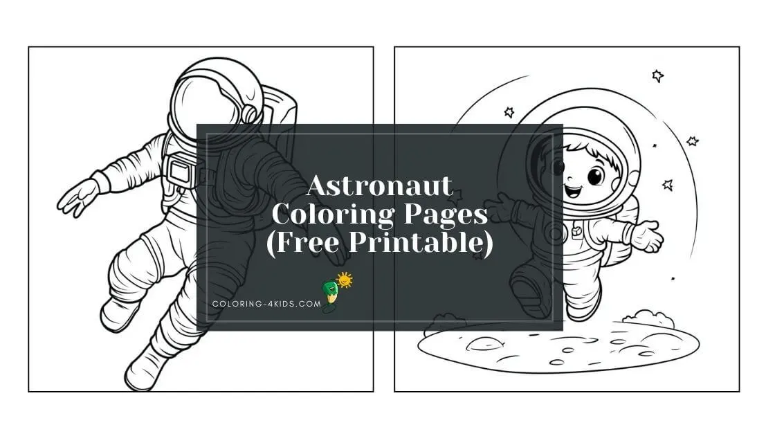 astronaut coloring