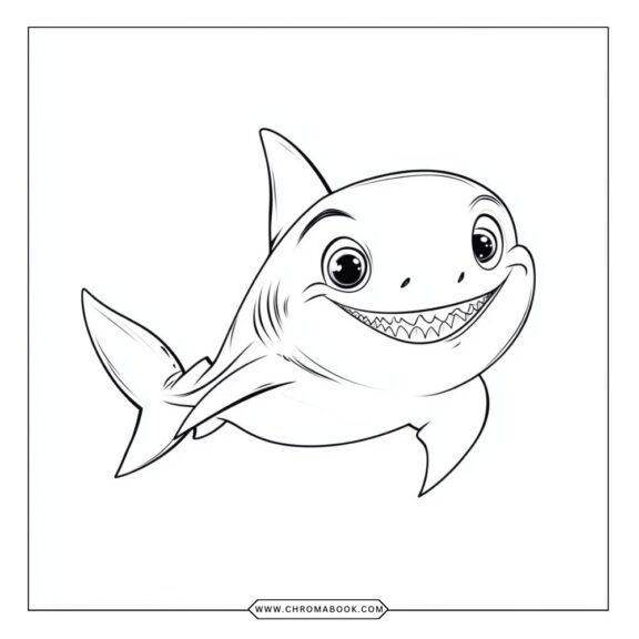 baby shark coloring pages