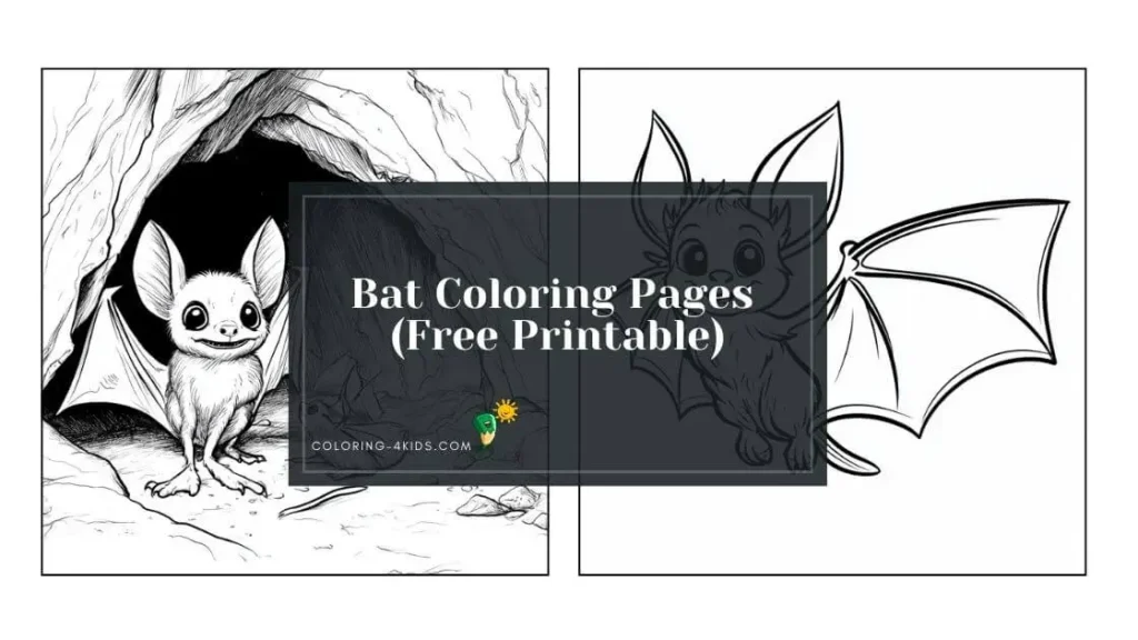 bat coloring