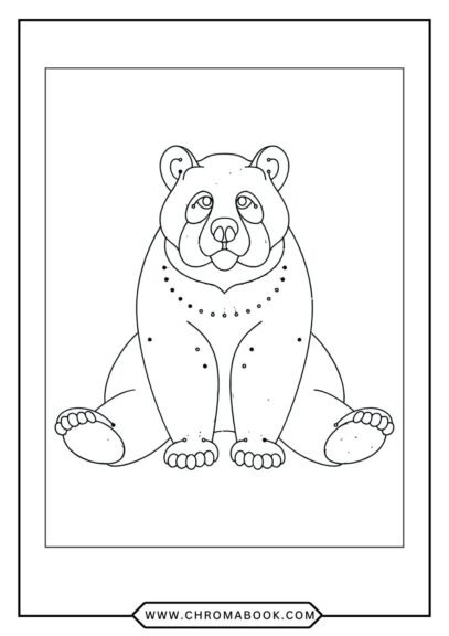 A whimsical bear surrounded by flowers and trees, perfect for a relaxing coloring page. Enjoy this free printable for creative fun!