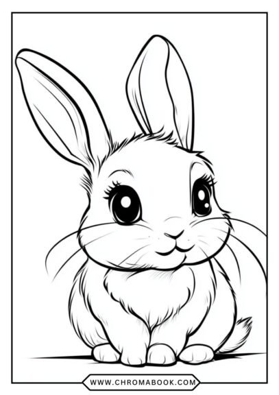 A whimsical bunny surrounded by intricate floral patterns, perfect for creativity. Free printable coloring page for endless fun!