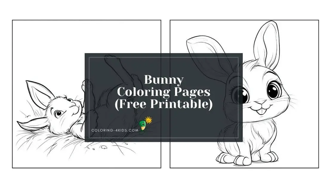 bunny coloring pages