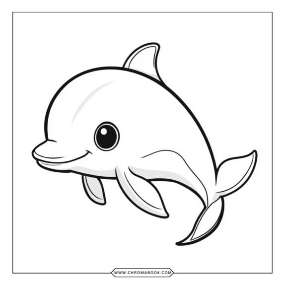 A playful dolphin swims amidst intricate waves and bubbles in this detailed coloring page. Perfect for a free printable activity!