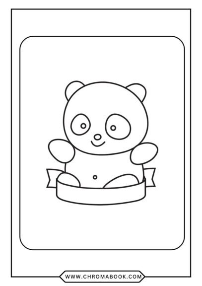 A playful panda surrounded by bamboo, designed as a whimsical coloring page; perfect for creativity. Free printable for all ages!