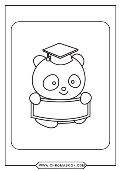 A whimsical panda surrounded by floral patterns, perfect for a relaxing creative session. Free printable coloring page for all ages!